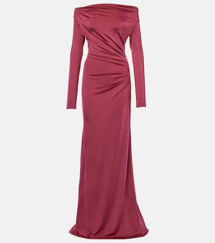 Draped off-shoulder jersey gown - Victoria Beckham - Modalova