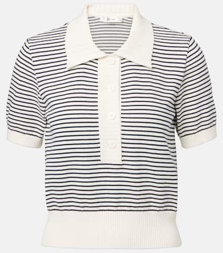 Frame Striped cotton polo shirt - Frame - Modalova