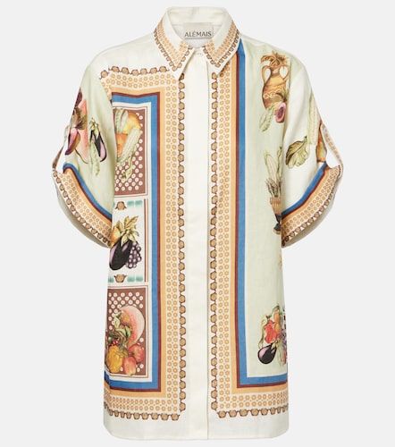 Alémais Camisa Mercado de lino estampada - Alemais - Modalova