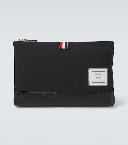 Leather-trimmed vanity bag - Thom Browne - Modalova