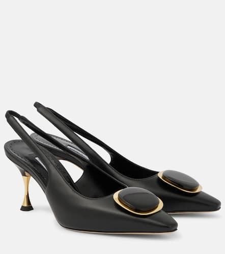 Chiaran 70 leather slingback pumps - Manolo Blahnik - Modalova