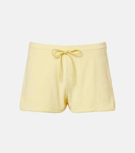 Shorts in spugna di cotone con logo - Hunza G - Modalova