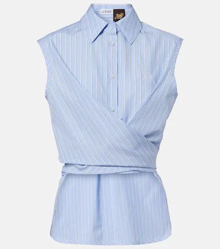 Camisa Paula's Ibiza de popelín de algodón a rayas - Loewe - Modalova