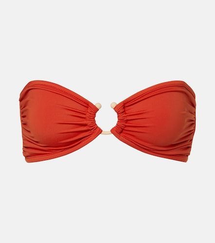 Top de bikini fruncido - Johanna Ortiz - Modalova