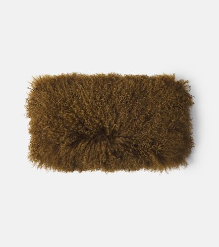 Cuscino in shearling e lino - Maison de Vacances - Modalova