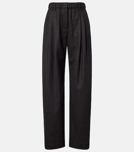 Monili virgin wool wide-leg pants - Brunello Cucinelli - Modalova