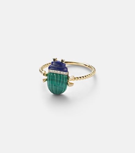 Scarabee Mini 9kt ring with gemstones - Yvonne Leon - Modalova