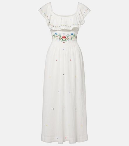 Abito midi Ebony in cotone con ricamo - Rixo - Modalova