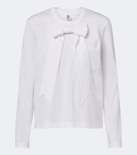 Top aus Baumwoll-Jersey - Noir Kei Ninomiya - Modalova