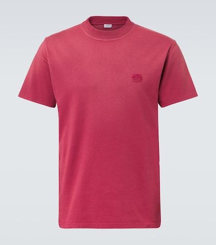 Camiseta de jersey de algodón con anagrama - Loewe - Modalova