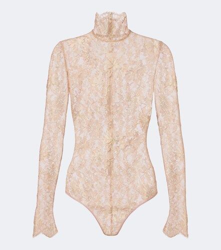 Body de encaje transparente - Valentino - Modalova
