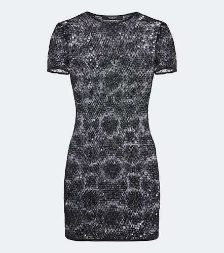 Minikleid aus Spitze mit Pailletten - Gucci - Modalova