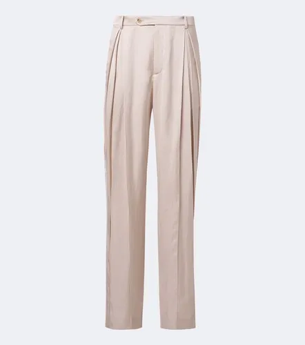 Pleated straight pants - Valentino Garavani - Modalova