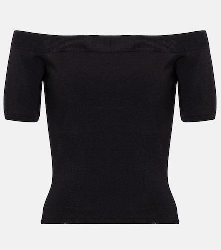McQueen Off-Shoulder-Top aus Jersey - McQueen - Modalova