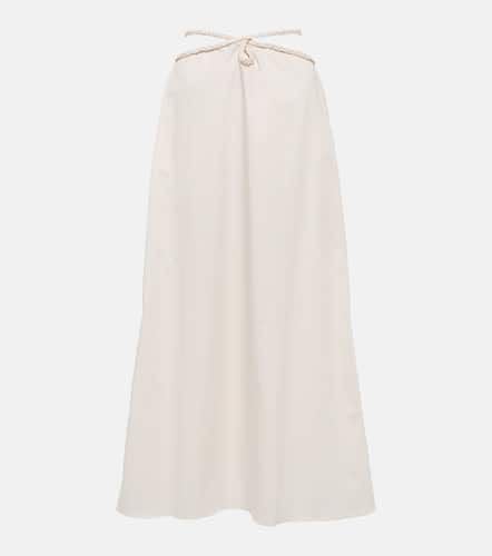 Mother Nature cotton-blend midi skirt - Johanna Ortiz - Modalova