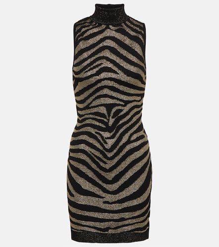 Balmain Zebra-print minidress - Balmain - Modalova