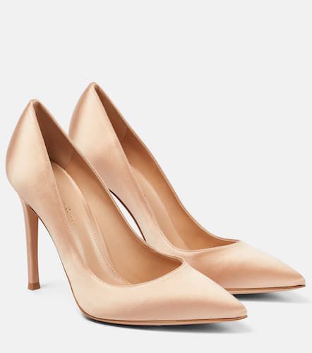 Gianvito 105 satin pumps - Gianvito Rossi - Modalova