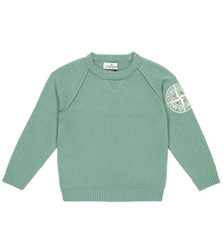 Stone Island Junior Logo sweater - Stone Island Junior - Modalova