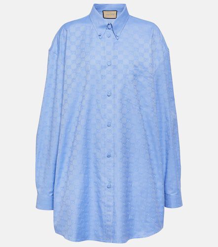 Camisa GG de algodón oversized - Gucci - Modalova