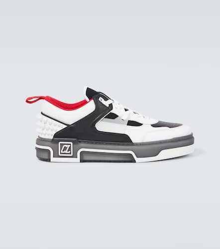 Astroloubi leather-trimmed sneakers - Christian Louboutin - Modalova