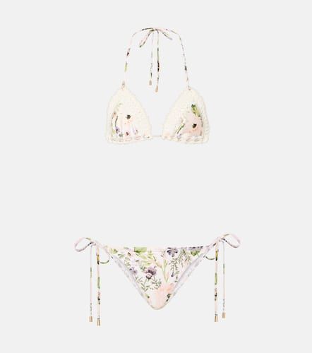 Halliday floral crochet bikini - Zimmermann - Modalova