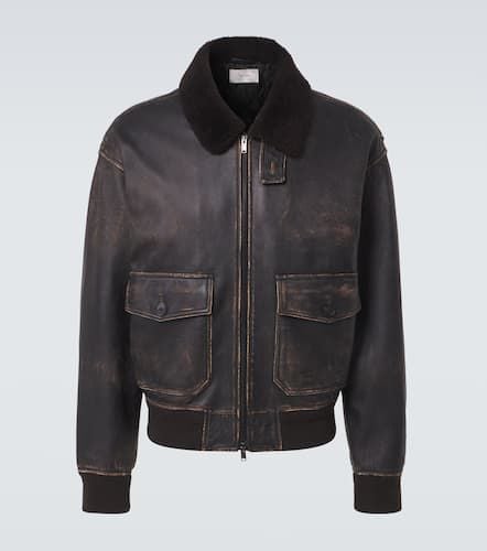 Hendrix leather bomber jacket - The Row - Modalova