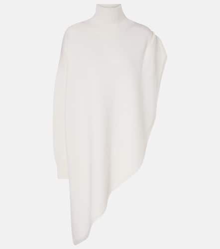 AlaÃ¯a Asymmetric caped wool sweater - Alaia - Modalova