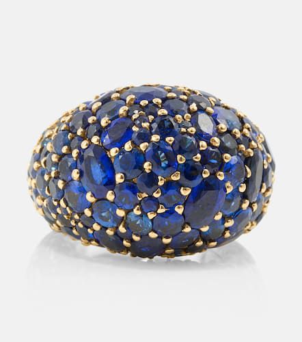 Anello Azzurra Dome in oro 18kt con zaffiri - Octavia Elizabeth - Modalova