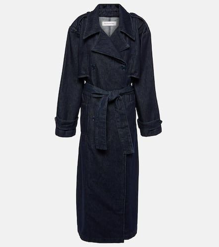 Nikola denim trench coat - The Frankie Shop - Modalova