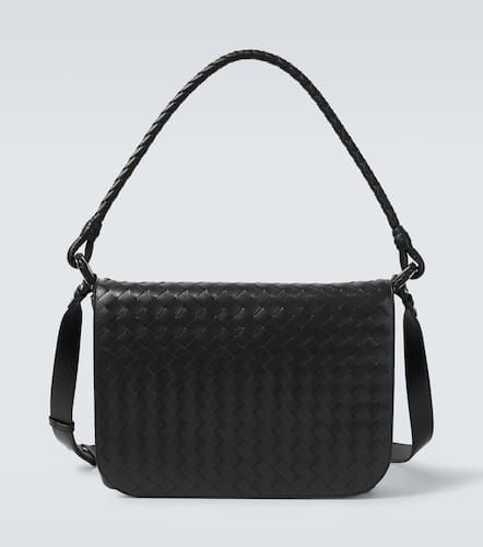 Swing Intrecciato leather messenger bag - Bottega Veneta - Modalova