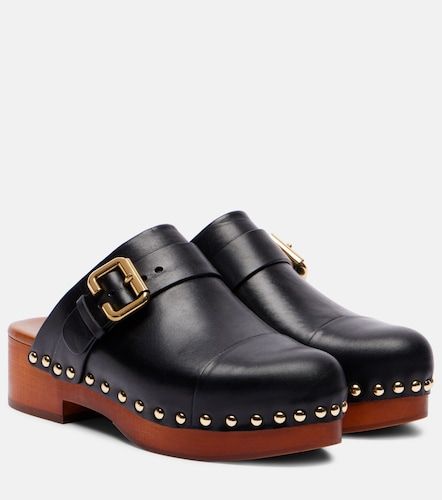 Chloé Verzierte Clogs Jeannette aus Leder - Chloe - Modalova