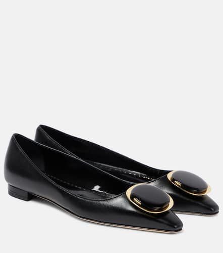 Chiaran leather ballet flats - Manolo Blahnik - Modalova