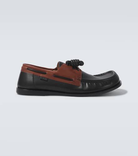 Loewe Campo leather boat shoes - Loewe - Modalova