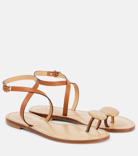 Kigali embellished leather sandals - Amanu - Modalova