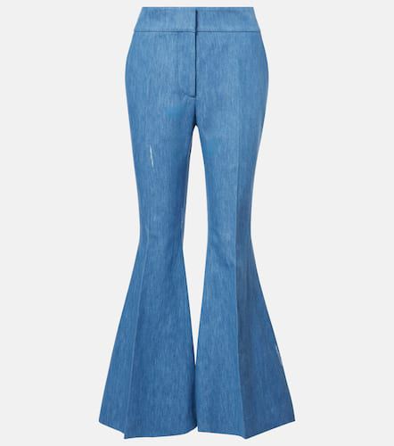 Marsh cotton and linen flared pants - Gabriela Hearst - Modalova