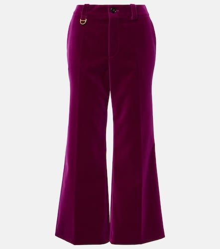 Chloé Pantaloni bootcut cropped in velluto - Chloe - Modalova
