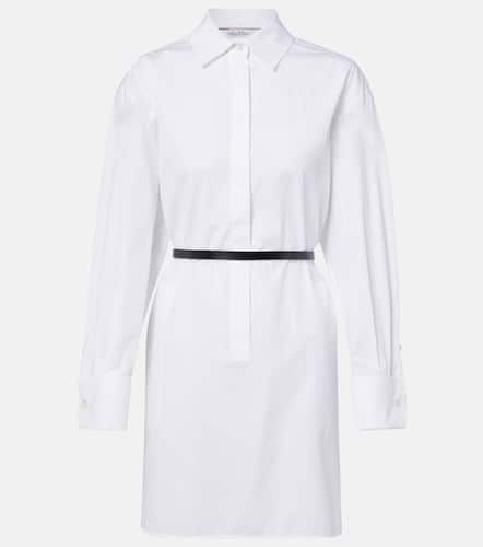 Belted cotton poplin shirt dress - Max Mara - Modalova