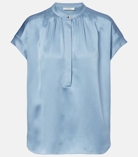 Vince Gathered silk satin blouse - Vince - Modalova
