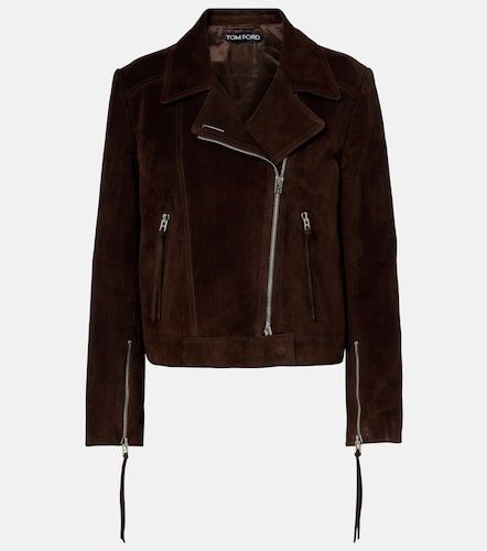 Tom Ford Suede biker jacket - Tom Ford - Modalova