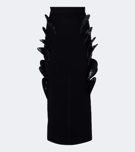 Arching sequined embellished pencil skirt - Maticevski - Modalova