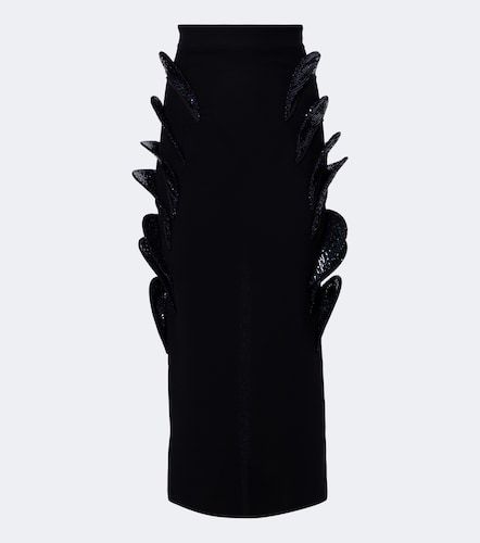 Arching sequined embellished pencil skirt - Maticevski - Modalova
