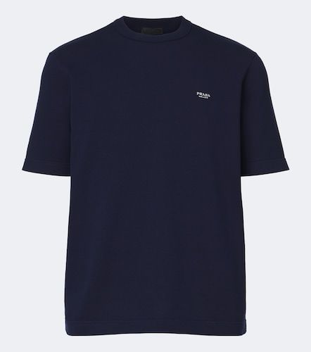 Prada Logo cotton T-shirt - Prada - Modalova