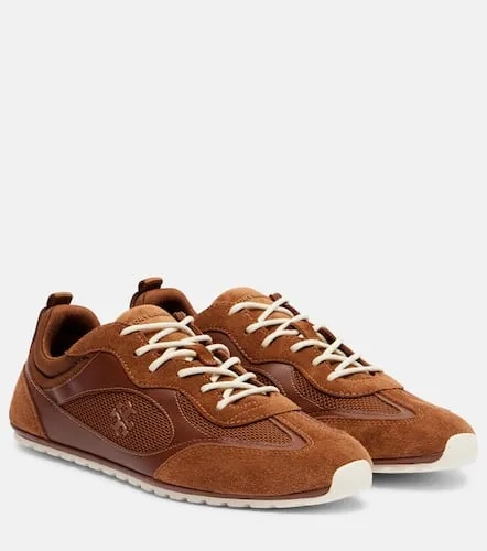 Tory Travel suede-trimmed sneakers - Tory Burch - Modalova