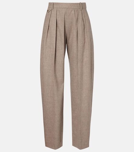 Dugan wool-blend tapered pants - Khaite - Modalova