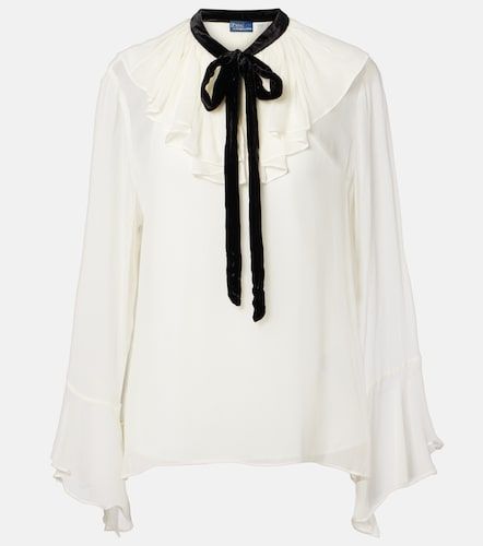 Ruffled tie-front blouse - Polo Ralph Lauren - Modalova