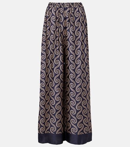 Jensen printed satin palazzo pants - Faithfull - Modalova