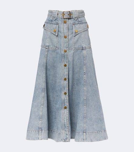 Zimmermann Gonna midi di jeans - Zimmermann - Modalova