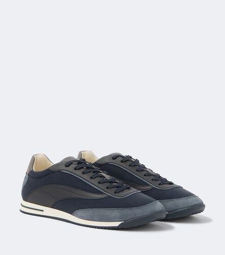 Sneakers con pelle - Brunello Cucinelli - Modalova