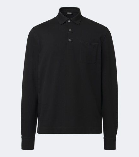 Zegna Polo de piqué de algodón - Zegna - Modalova