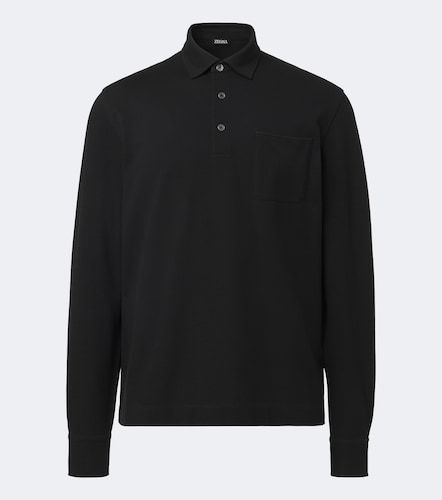 Zegna Polo piqué de algodón - Zegna - Modalova